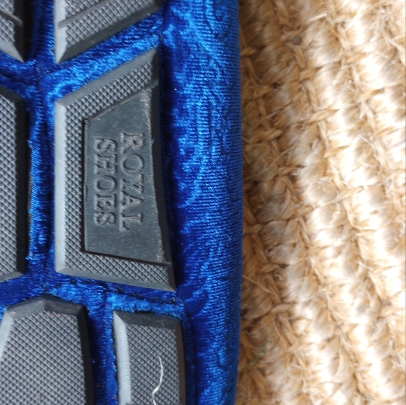 ROYAL SHOES Men's Blue Suede Loafers - Picture 5 of 14